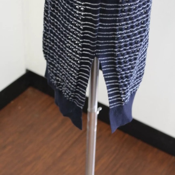 AllSaints Rosyn Metallic Eyelet Knit Sweater Dress - Picture 7 of 7